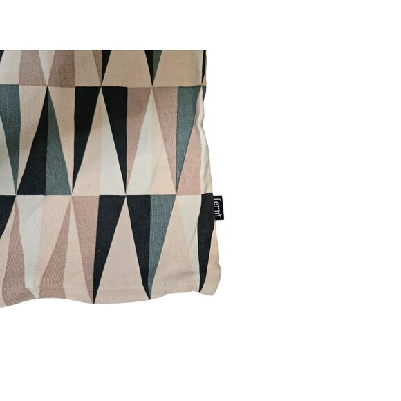LARGE Geometric Triangle Pattern Pillow Cover By FERM - Picture 2 of 5